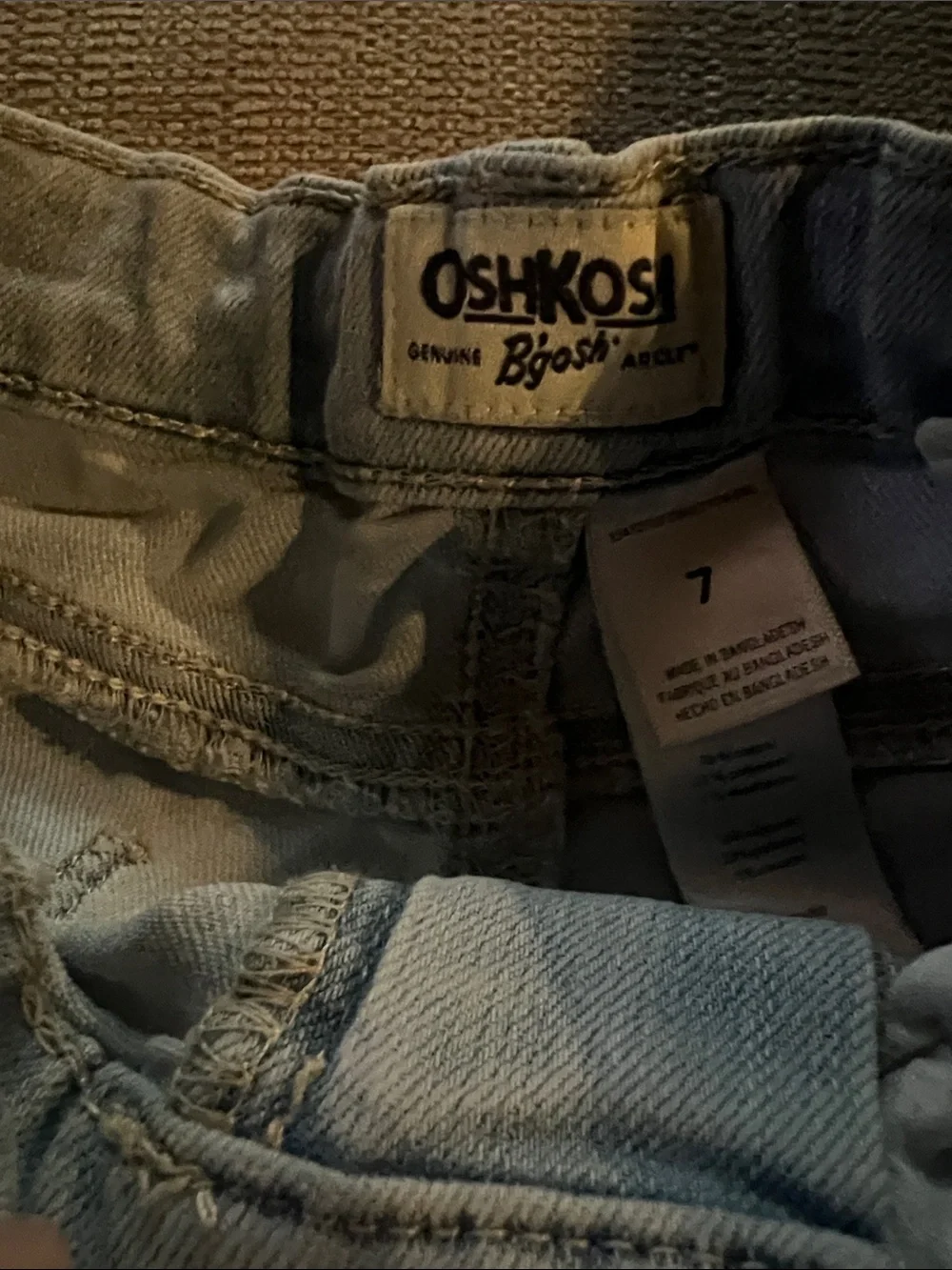 OshKosh B'gosh Faded Blue Denim Shorts